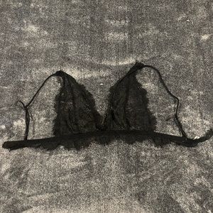 XS Anine Bing black lace bralette 🖤